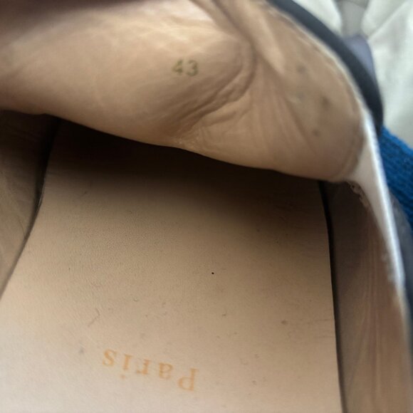 Christian Louboutin Applique Love Black Suede Loafers Slip on Sneakers 43 US 10 - Picture 11 of 16